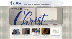 Desktop Screenshot of mtolivelutheranschool.com